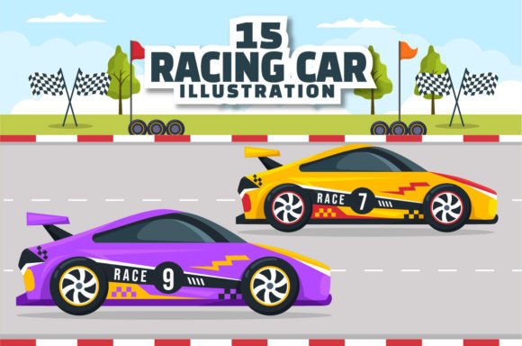 Download 15 Formula Racing Sport Car Illustration - Car Collection