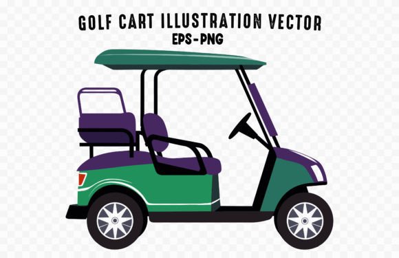 Download Club Car Vector, Golf Cart Illustration - Car Collection