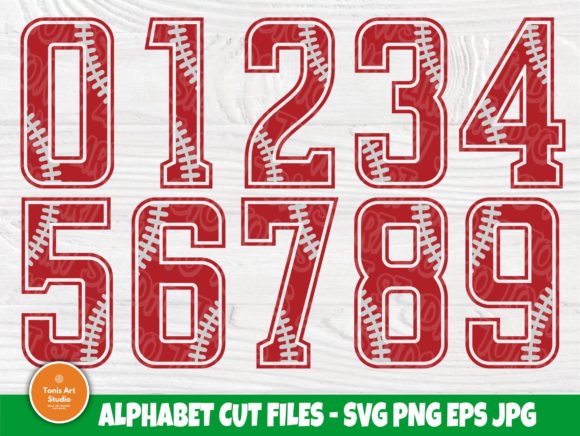 Download Baseball Numbers SVG Cut Files, Softball - Files Collection