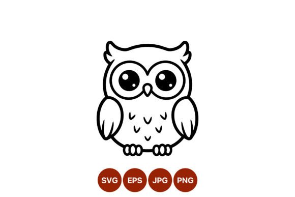 Download Cute Cartoon Owl Vector Art - Premium Bundle