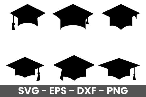 Download Graduation Cap SVG Cut Files Bundle - Premium Resources