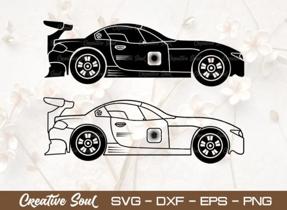 Download Racing Car Svg Cut File, - Car Collection