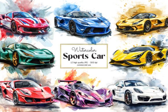 Download Sports Racing Car Clipart Pack - Car Collection