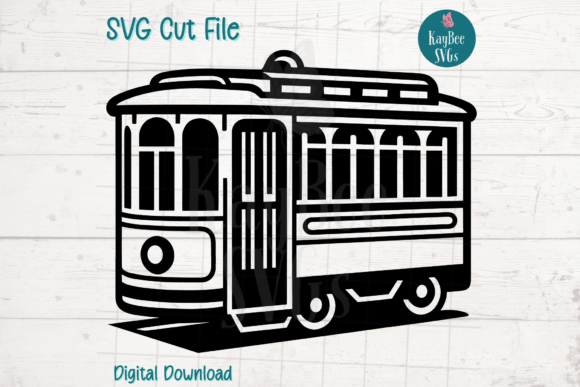 Download Trolley Car SVG Cut File - Car Collection
