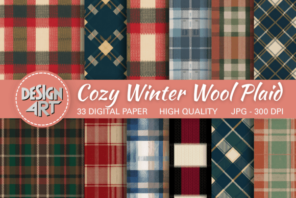 Download Cozy Winter Wool Plaid Pattern - Wool Collection